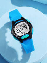 Unisex Kids Dial & Straps Digital Multi-Function Watch - Blue