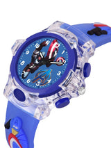 Boys Printed Dial & Straps Analogue Watch Captain Black