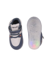 Kids' White LED Slip-On Sneakers